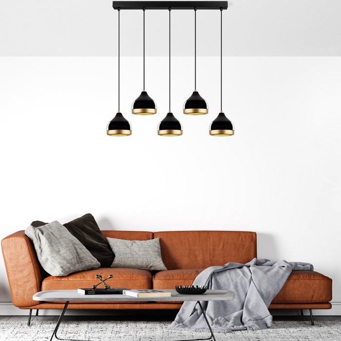 Opviq Lámpara de Araña M-7011 Negro Opviq Lámpara de Araña M-7011 Negro